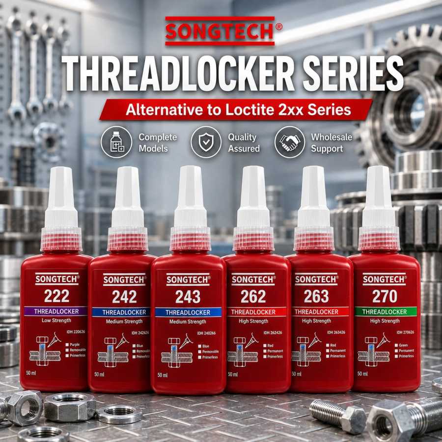 Клей-фиксатор резьбы Songtech Loctite 243 222 242 262 263 270 271 272 277 290, анаэробный клей, 50 мл, для крепления и фиксации винтов Детали инструментов