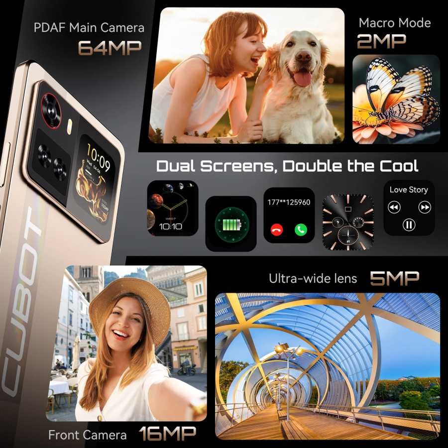 Фотография №4 товара 5G Смартфон Cubot X100, Android 15, Dimensity 7025, 6 нм,