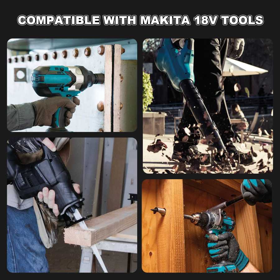 Фотография №5 товара Для Makita BL1830 аккумулятор 18 В 8000 мАч аккумулятор BL1830