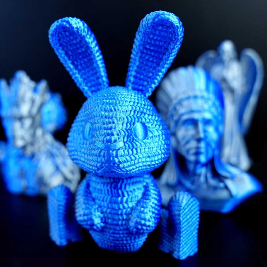 Фотография №2 товара Двухцветная шелковая нить PLA Gratkit, двухцветная 1,75 мм, 1 кг,
