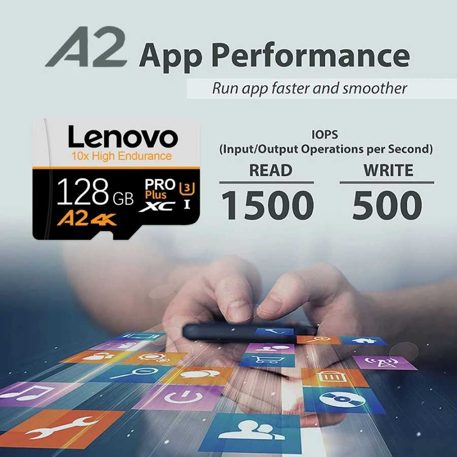 Фотография №3 товара Оригинальная карта памяти Lenovo Class 10 U3 4K Micro TF/SD
