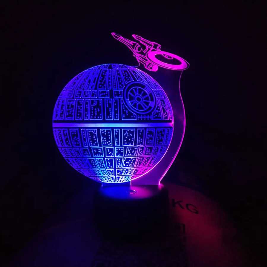 Ночник-космонавт: USB-светильник для детской комнаты, разноцветный LED-светильник для спальни Новинка освещения（новинка）