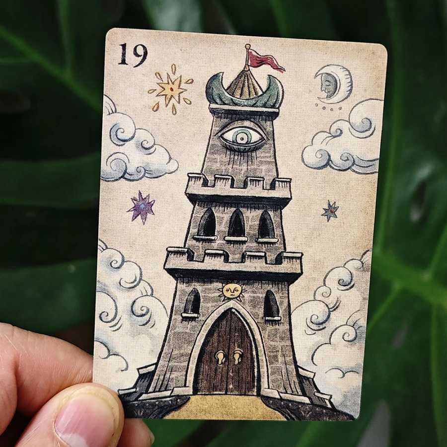 Фотография №1 товара Классическая колода Deviant Moon Lenormand Della Luna, 9*6 см, 36