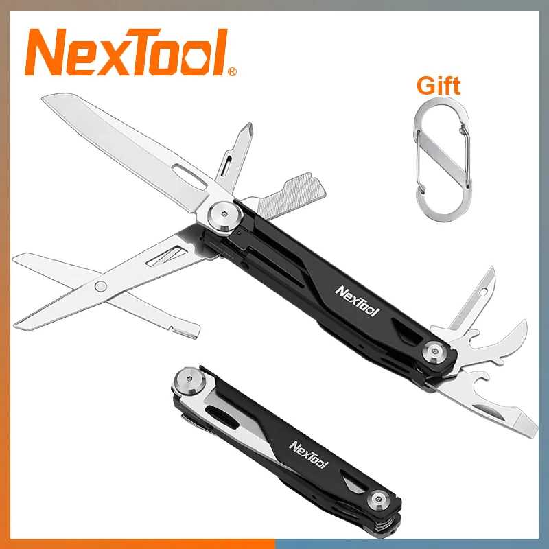 NexTool 12 в 1, многофункциональный нож, EDC, складные ножницы, портативный мини-многофункциональный инструмент для выживания в кемпинге Наборы инструментов