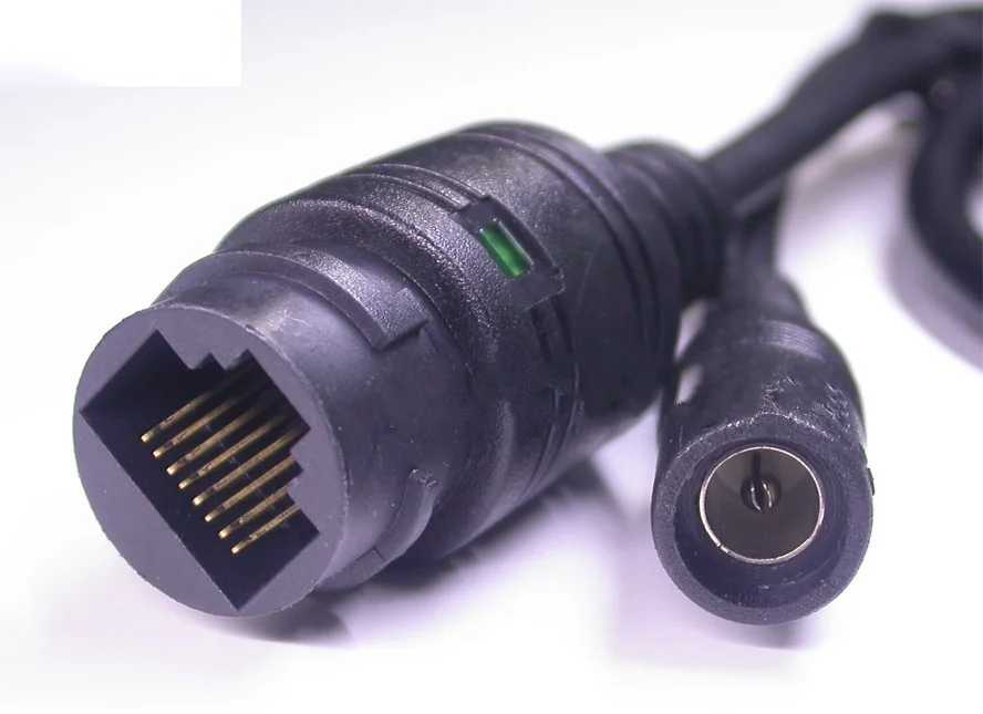Фотография №2 товара Кабель локальной сети для модуля платы IP-камеры видеонаблюдения (RJ45/DC) стандартного