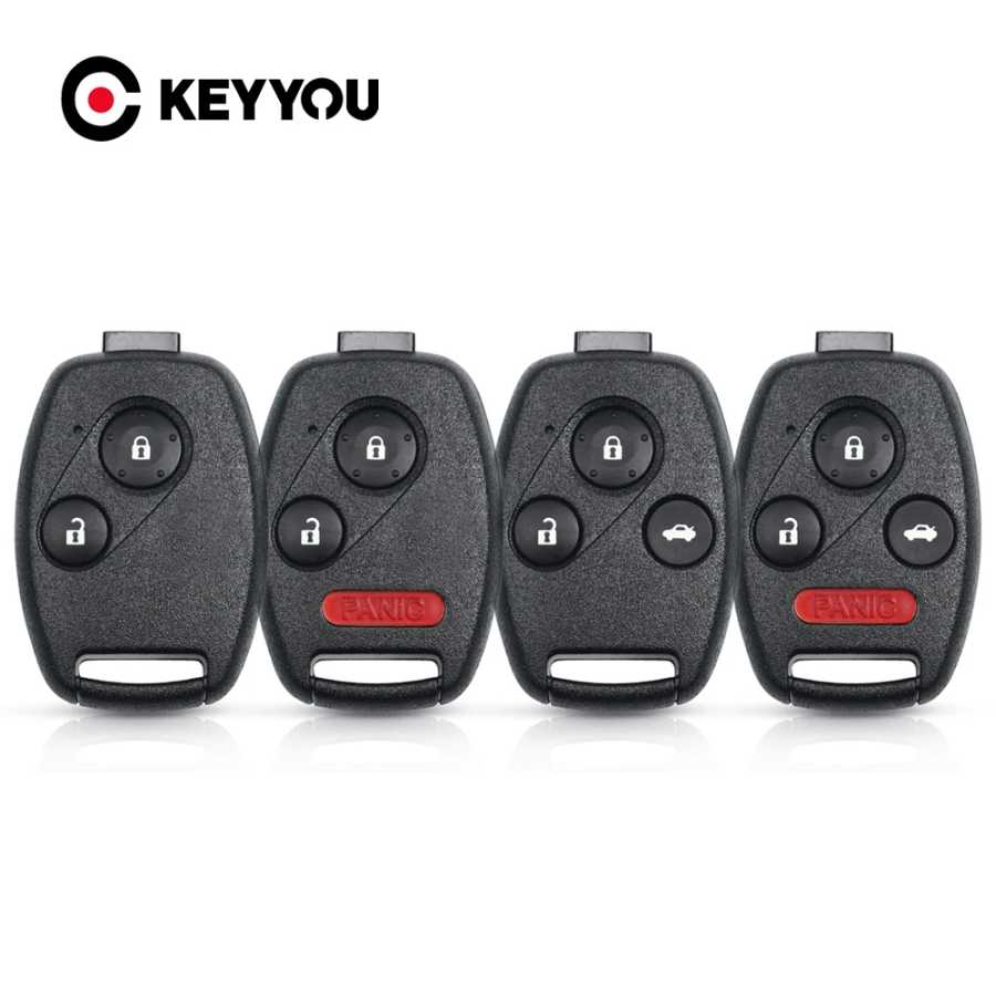 KEYYOU для HONDA Accord CRV пилотный гражданский 2003-2013, подходит для City Jazz Odyssey, без замены лезвия, задняя крышка Стартеры