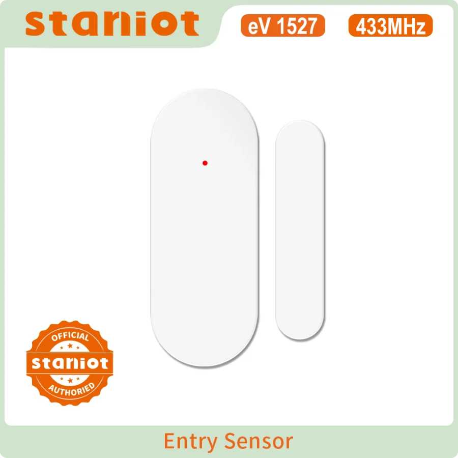 Беспроводная система домашней сигнализации Staniot 433 МГц с автоматическими датчиками, умные беспроводные детекторы для дверей и окон, кодировка открытия/закрытия двери Доступ к автоматизации здания