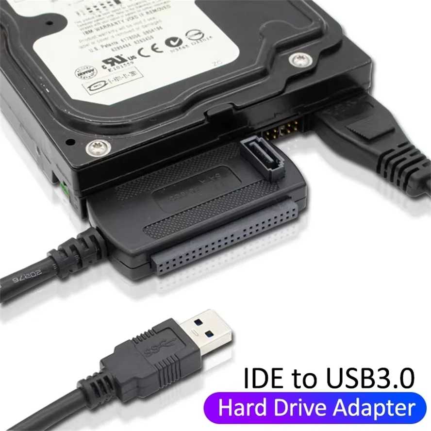 3 в 1 адаптер USB 3.0 2.0 к IDE SATA Конвертер SATA 2,5 3,5 дюйма SDD Жесткий диск HDD Кабель-адаптер для ПК Ноутбук Ноутбук Компьютерная периферия