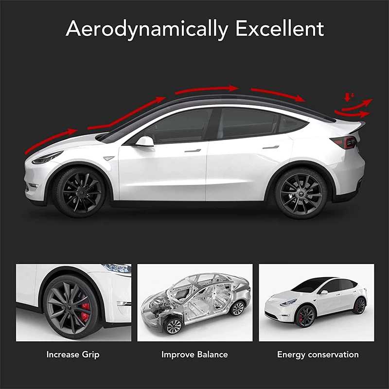 Фотография №1 товара Спойлер для Tesla Model Y Juniper, аксессуары, спойлеры-крылья для Tesla
