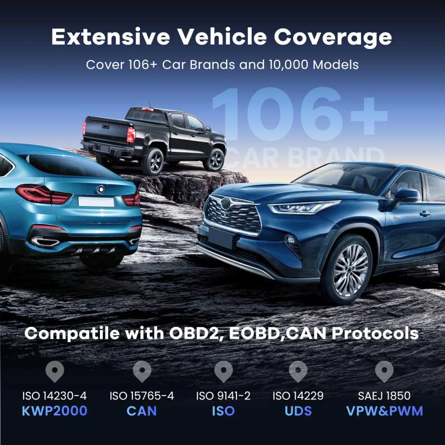Фотография №1 товара Диагностический сканер MUCAR VO6 OBD2 для автомобилей, полнофункциональный автосканер, считыватель