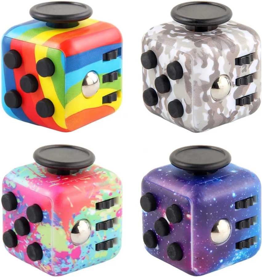 Сенсорная игрушка-антистресс Fidget Cube (кубик-спиннер) для снятия напряжения при аутизме, СДВГ, тревоге, для детей и взрослых Игрушки антистресс