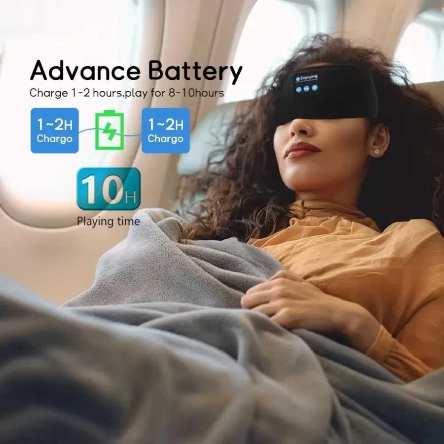 Фотография №1 товара Bluetooth 5,4 наушники эластичные беспроводные наушники повязка на голову для