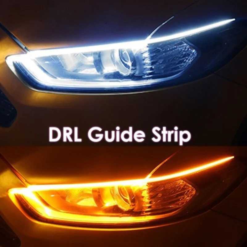 Фотография №1 товара 1 шт. 12 В светодиодные DRL автомобильные дневные ходовые огни