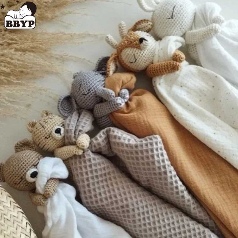 Детская пустышка успокаивающее полотенце нагрудник мягкий кролик медведь слон спальная кукла прорезыватель для младенцев комфортный сон для кормления обнимающий Doudou B Игрушки для новорожденных и малышей