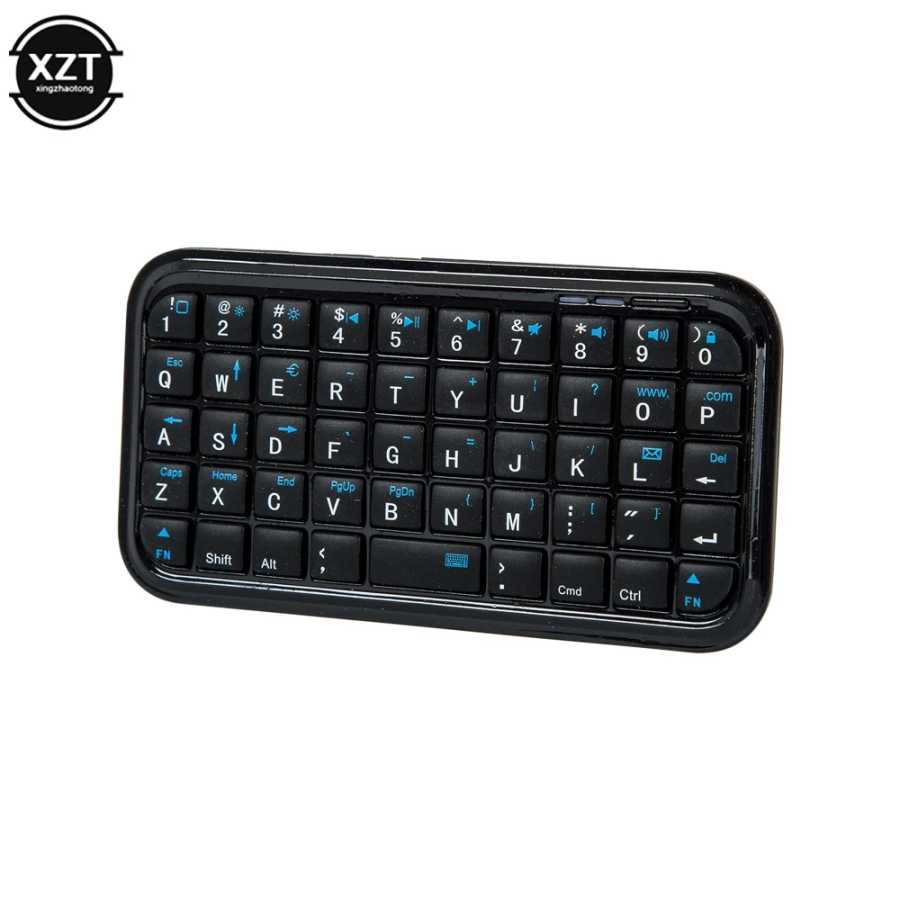 Фотография №3 товара Мини-клавиатура Bluetooth 3,0, перезаряжаемая тонкая беспроводная клавиатура для путешествий, маленькая