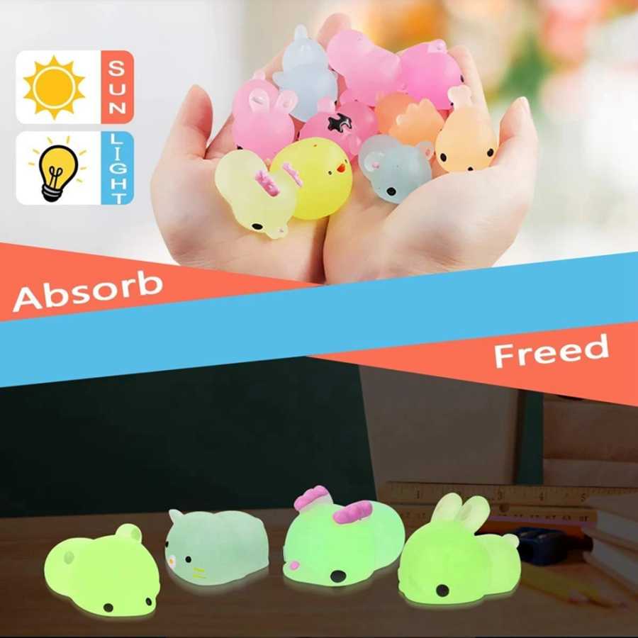 Фотография №2 товара 12/36 шт. для детей Kawaii животные Squishies Mochi мягкие игрушки