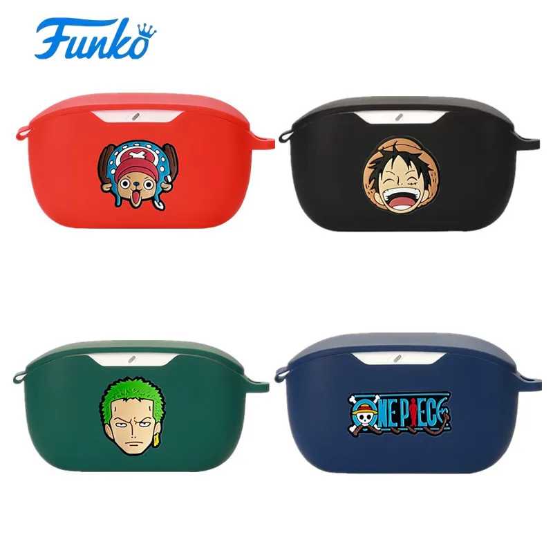 Чехол Funko One Piece для наушников JBL Wave Buds / Buds2 / 100, силиконовый защитный чехол для беспроводных наушников с крючком Чехлы и чехлы для мобильных телефонов