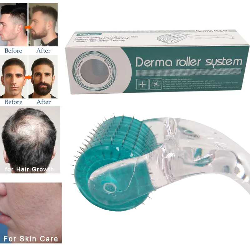 DRS 192 настоящая игла Derma Roller System, микроигла для восстановления роста волос, лечение против выпадения волос, мезотерапия для лица Косметологическое оборудование