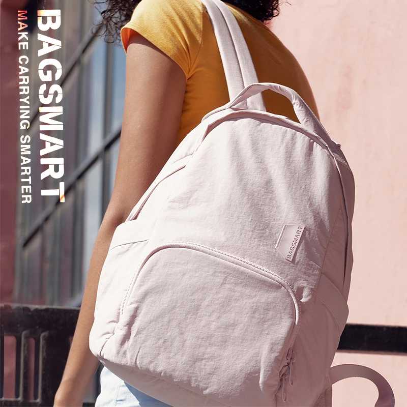 Фотография №2 товара BAGSMART женский рюкзак 13-дюймовая сумка для ноутбука милая школьная сумка