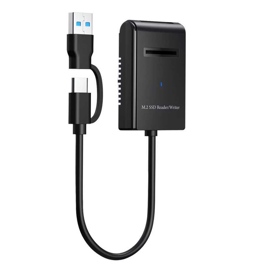 Фотография №5 товара Кабель-адаптер UTHAI Type-C для M.2 NVMe SSD, USB 3.2 Gen2,