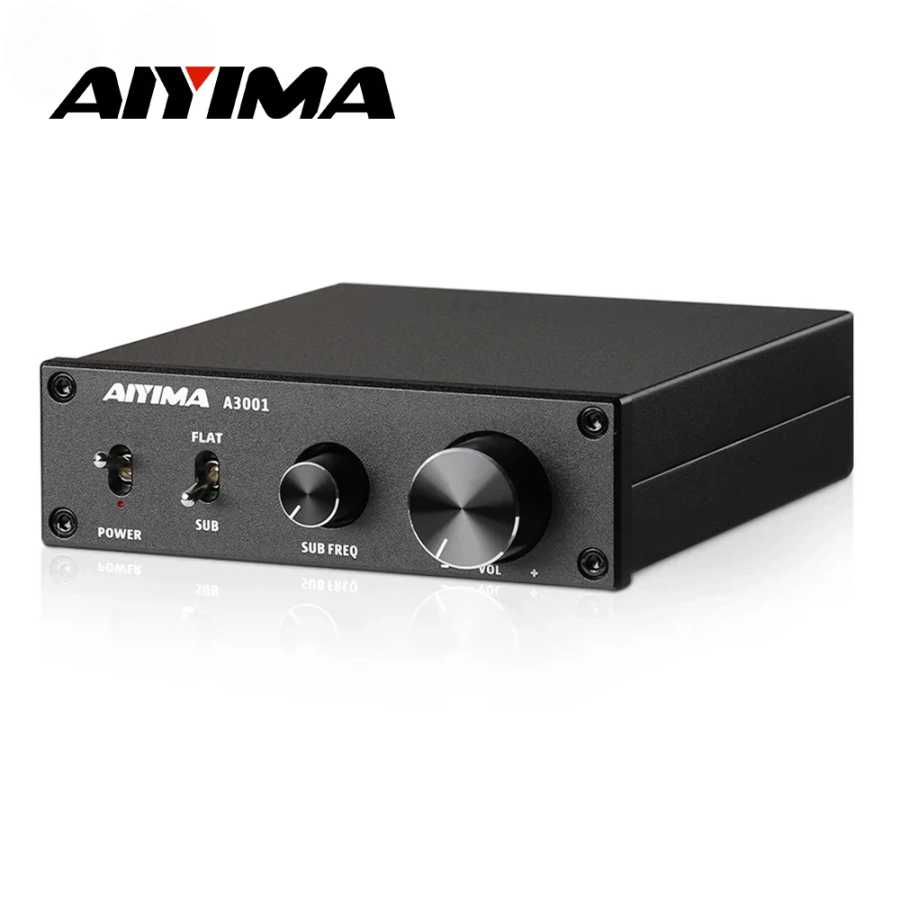 Усилитель для сабвуфера AIYIMA Audio A3001 TPA3255, 300 Вт, HIFI, моно, класс D, для домашнего аудио ТВ, аудио- и видеотехника