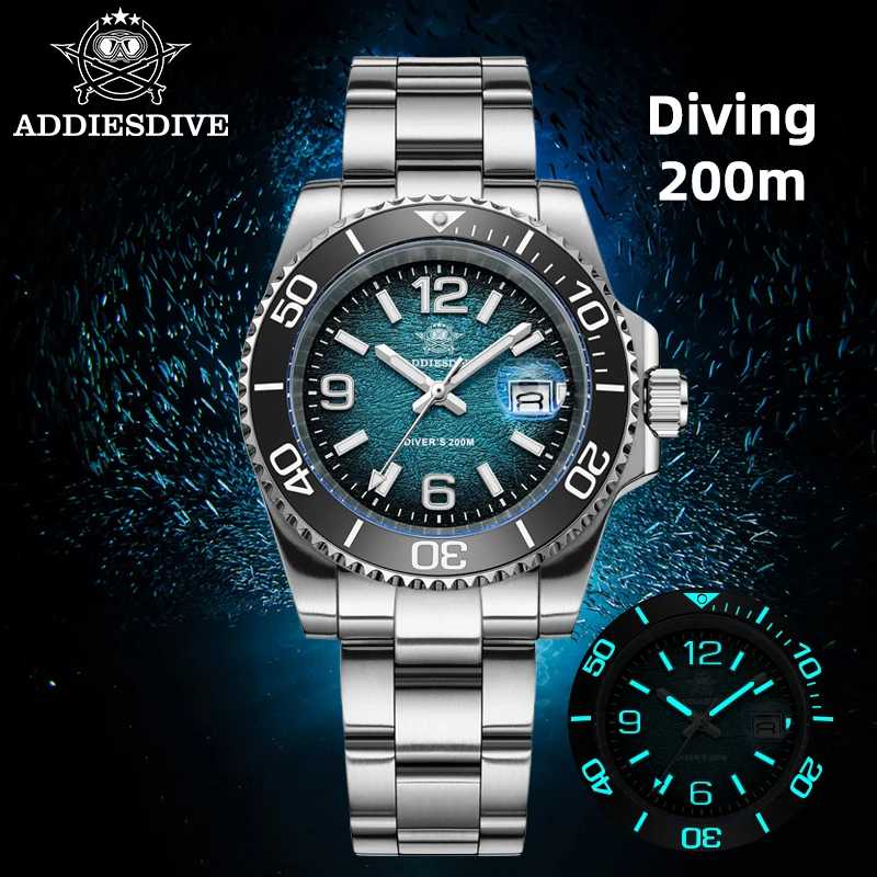 Фотография №2 товара ADDIESDIVE 41 мм мужские часы для дайвинга AD2513 200 м