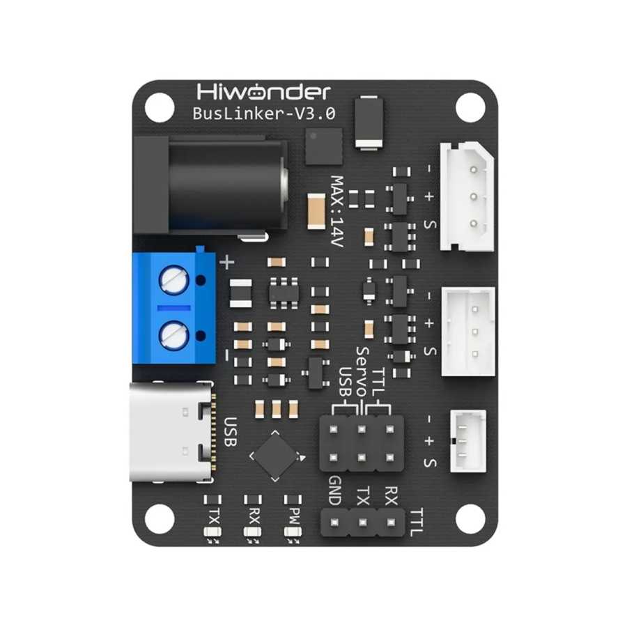 Фотография №3 товара Плата отладки сервоприводов BusLinker V3.0 для роботизированных манипуляторов, модуль драйвера
