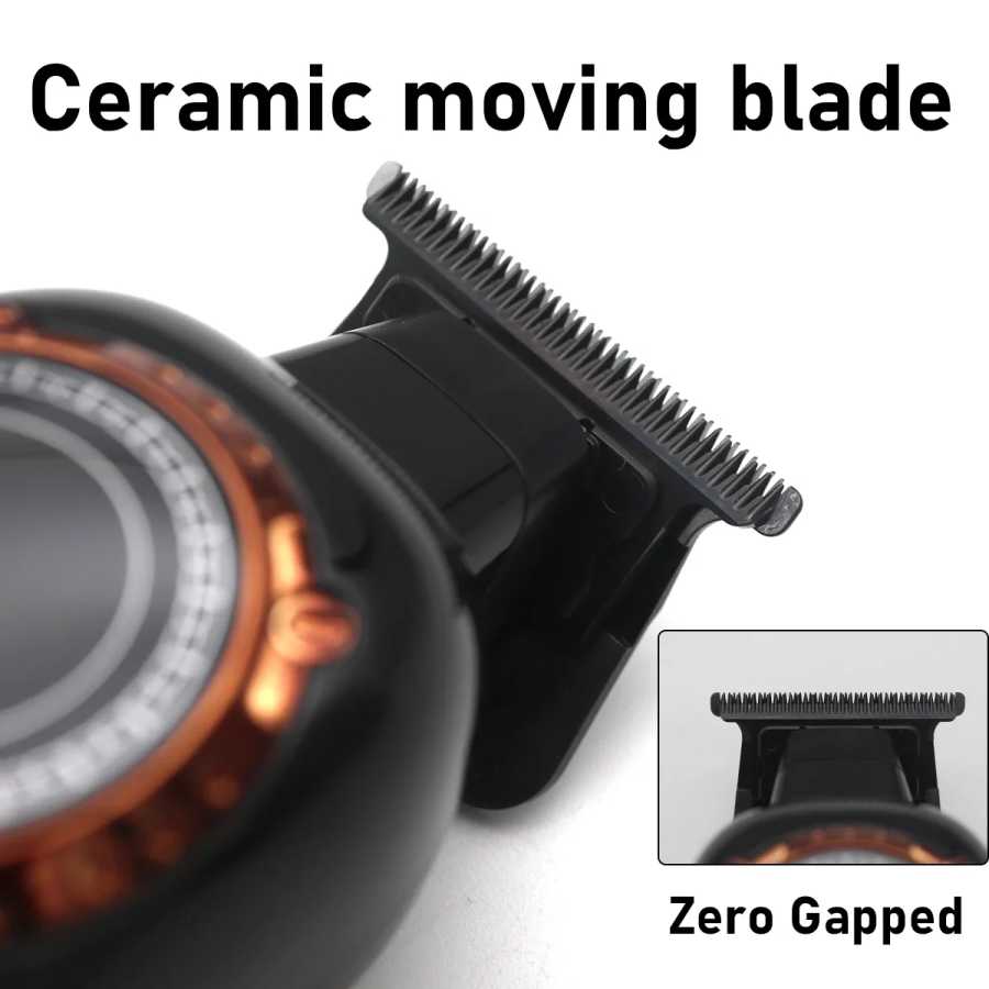 Фотография №4 товара Kemei KM-999 триммер для волос для мужчин DLC T-Blade Zero