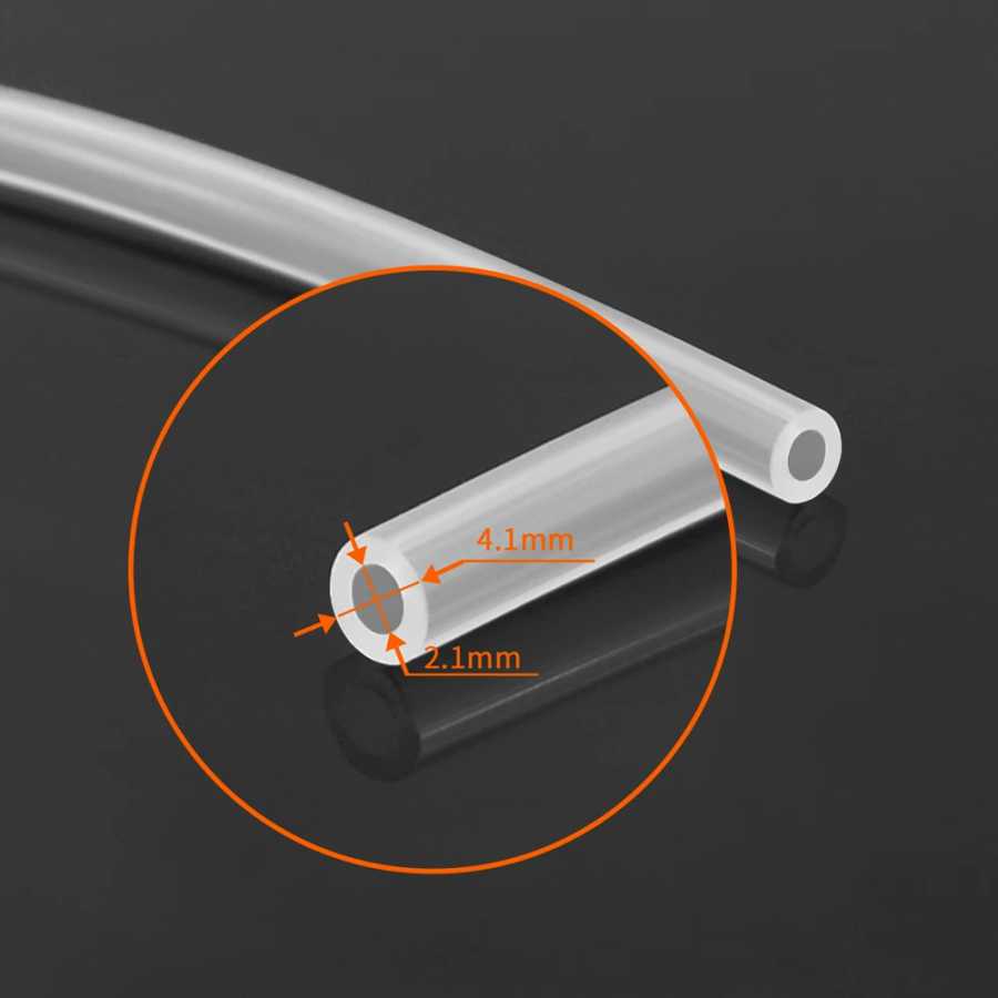 Фотография №5 товара Трубка PTFE для экструдера Bowden 1/2/4M для J-Head/Ender 3/Bambu Lab
