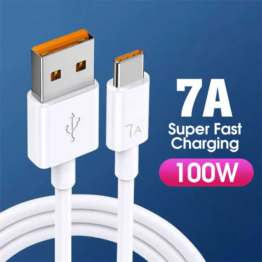 Фотография №1 товара 7A 100W USB-кабель для сверхбыстрой зарядки типа C для Huawei