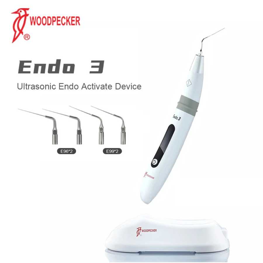 Стоматологический эндодонтический активатор Woodpecker Endo 3, беспроводной ультразвуковой активатор с 4 наконечниками, стоматологическое оборудование Стоматологические материалы