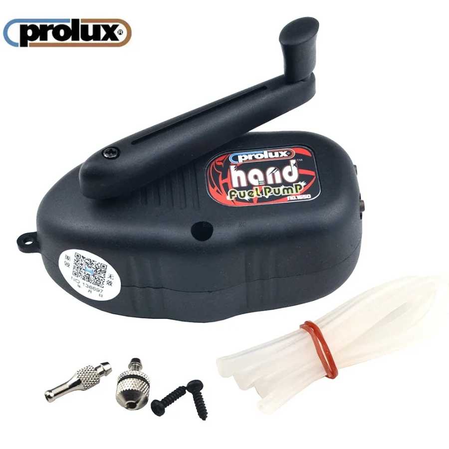 Ручной топливный насос Prolux Fast Fueller PX1650 для нитродвигателя, радиоуправляемая модель управления, топливный аксессуар с фильтром и насадкой Радиоуправляемые игрушки