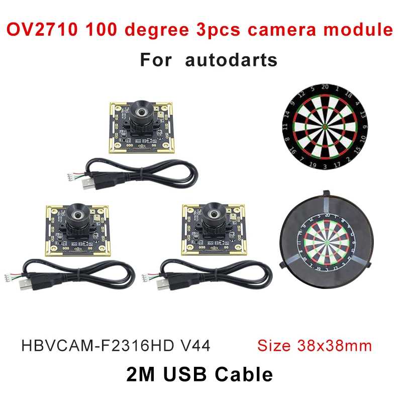 Модуль камеры HBVCAM OV2710 с углом обзора 100 градусов для системы подсчета очков Autodarts Фото- и видеотехника