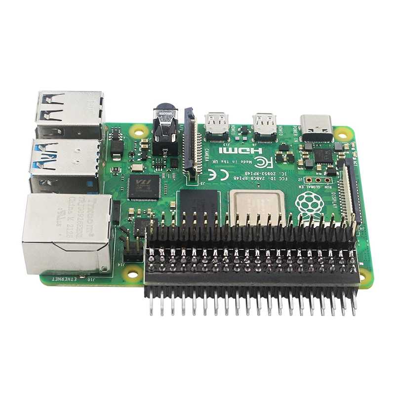 Фотография №2 товара Raspberry Pi 40-контактный удлинитель GPIO, двухрядный удлинитель с прямым углом