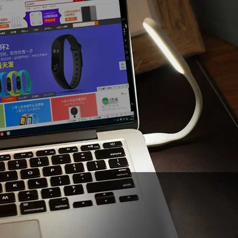 Фотография №4 товара USB-светильник, светодиодная лампа для чтения, мини-книга, портативный ночник для кемпинга,