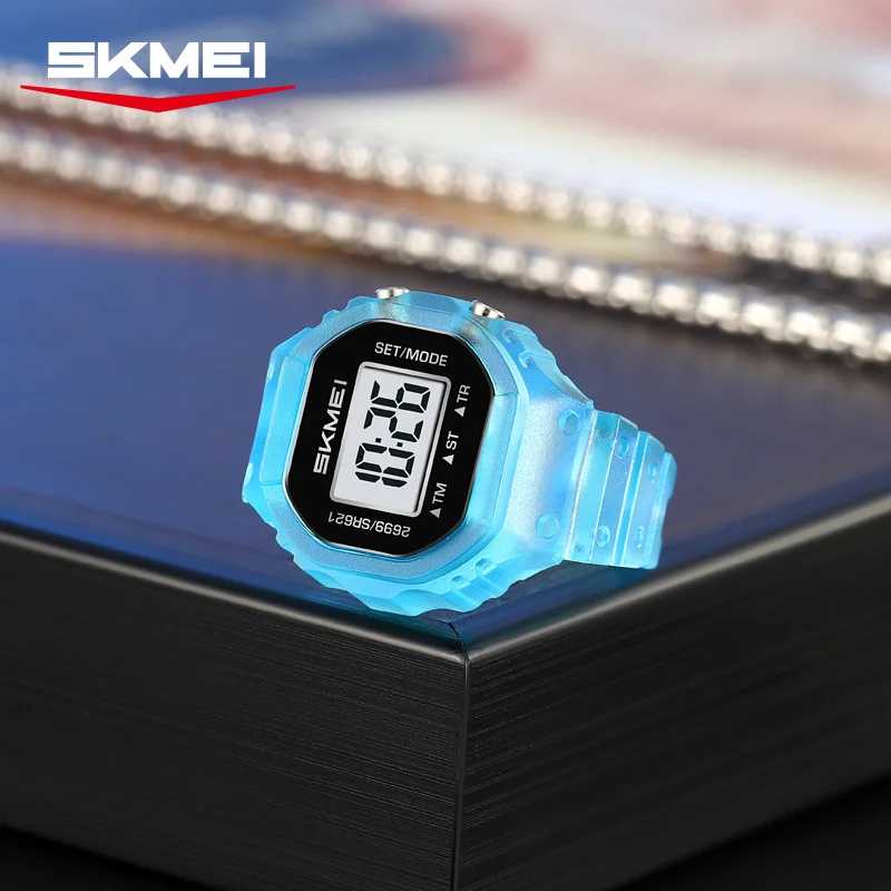 Фотография №2 товара SKMEI 2699 Женские часы-кольца на палец, хронограф, LED, цифровые, пластиковые,