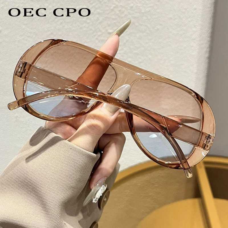 Фотография №4 товара OEC CPO модные солнцезащитные очки-пилоты с двойными мостами, женские солнцезащитные