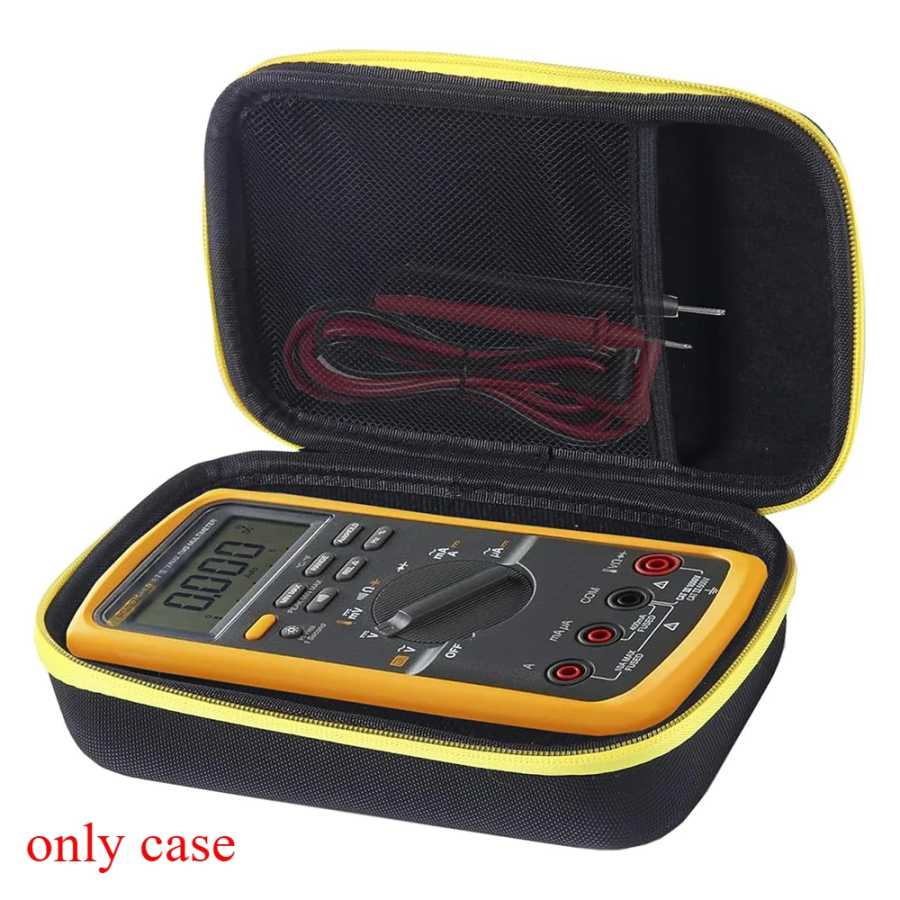 Чехол, совместимый с Fluke 15B 117/115/115/17B/787 В/88 В/101, Crenova MS8233D/ для цифрового мультиметра AstroAI TRMS 6000 отсчетов Фото- и видеотехника
