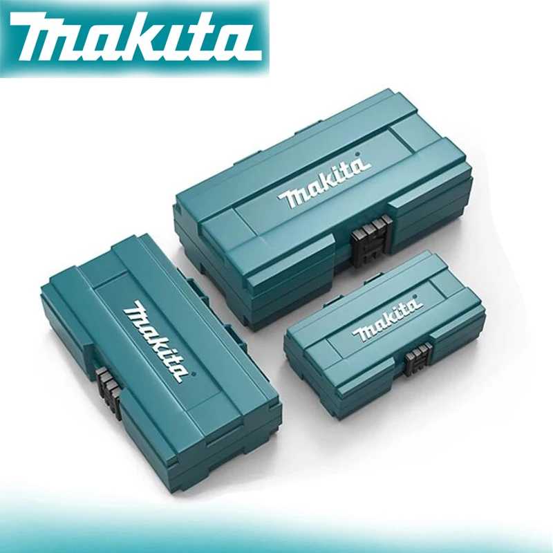 Makita ящик для хранения деталей для литья под давлением, аппаратные средства, бытовой винт, сверло для электронных компонентов, ящик для инструментов против падения Хранение инструментов