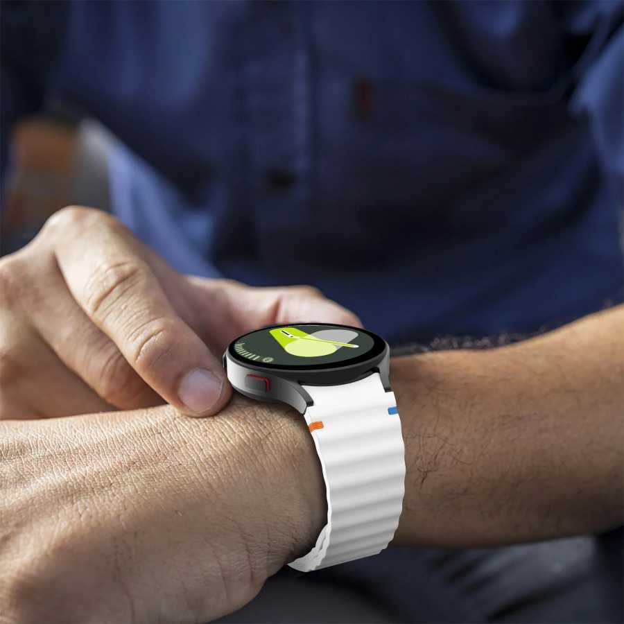 Фотография №4 товара Оригинальный силиконовый ремешок для Samsung Galaxy Watch 7 FE 6