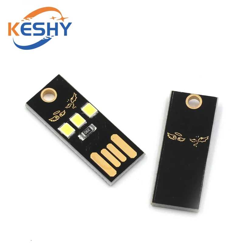 Фотография №4 товара Миниатюрный сверхяркий USB-светильник на брелоке, светодиодная лампа для ноутбука, ПК,