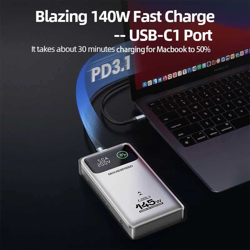 Фотография №1 товара MOVESPEED M25 100 Вт Power Bank 25000 мАч Тип C