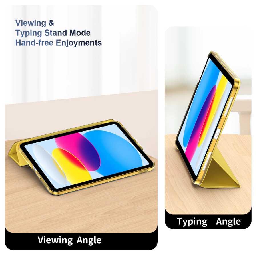 Фотография №4 товара Желтый защитный чехол для iPad 10th 10,9 дюймов 2022/ (A16)