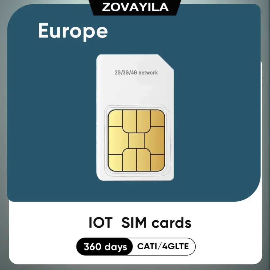 4G GPS трекер SIM-карта Европа роуминг данных 360 МБ IOT устройство M2M ошейник 365 дней сервис SIM-карты и аксессуары