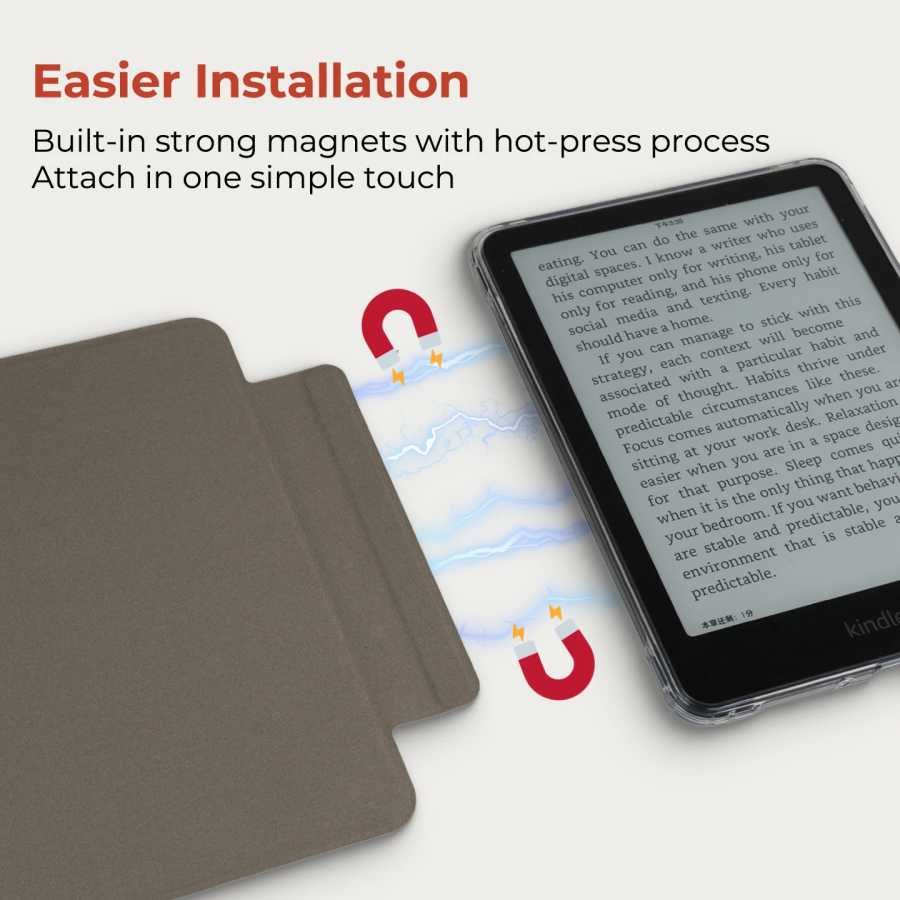 Фотография №1 товара Чехол Twosheep для Kindle 11-го поколения, Colosoft Paperwhite 12-го, 11-го,