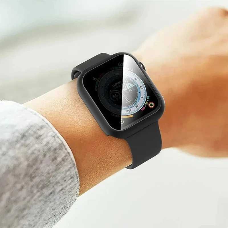 Фотография №4 товара Защитное стекло+чехол для Apple Watch 46 мм, 44 мм, 40