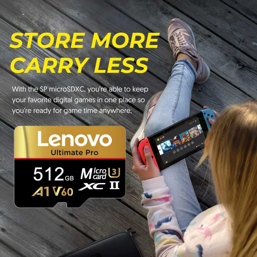 Фотография №1 товара Карты памяти Lenovo 512 ГБ, Micro SD, 128 ГБ, V60,
