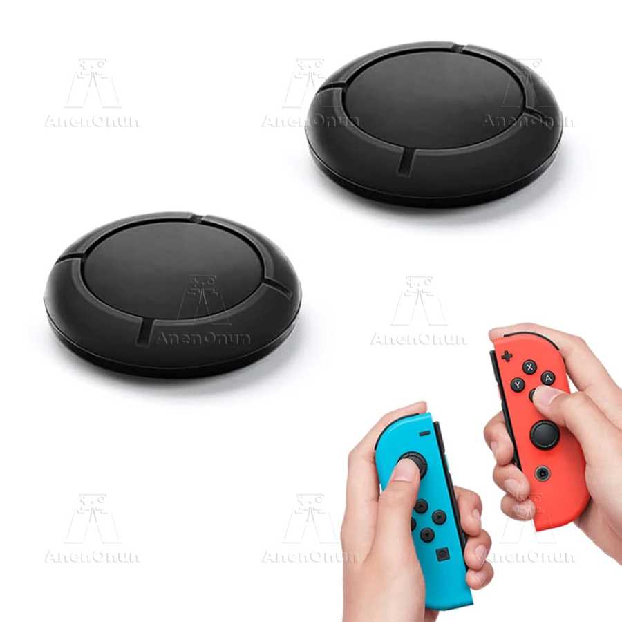 Защитный чехол для джойстика Joycon для Switch/Switch Lite/Switch OLED, премиум-класса, с нескользящим силиконовым покрытием - черный Видеоигры и аксессуары