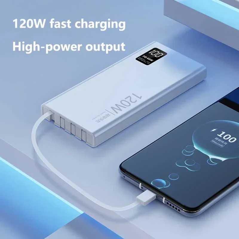 Фотография №3 товара ROMOSS 120 Вт 500000 мАч Power Bank большой емкости, быстрая