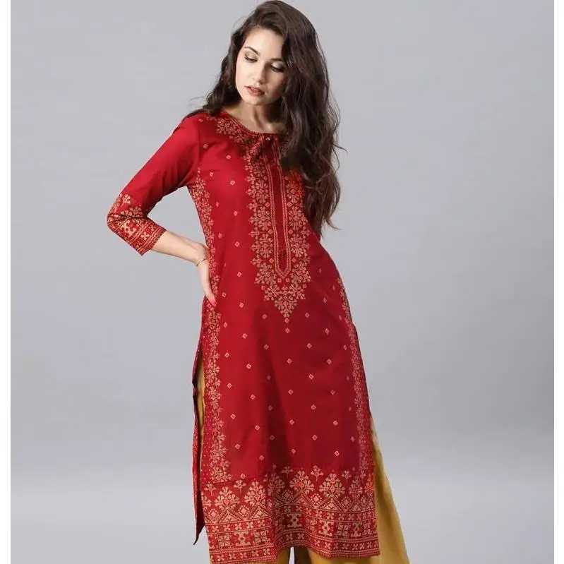 Фотография №1 товара Women Kurt Casual Dress Long Sleeve Straight Casual Ethnic Flower